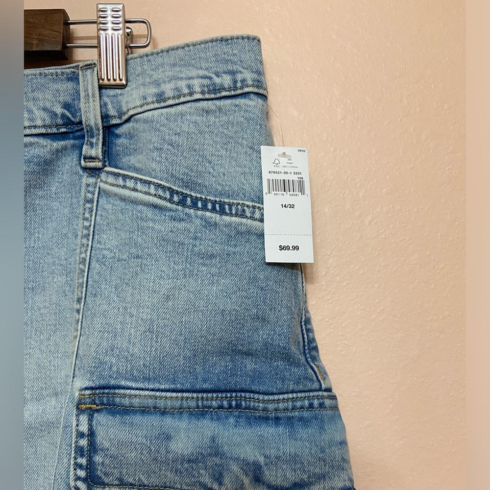 GAP Factory Denim Cargo Mini Skirt - Picture 5 of 7